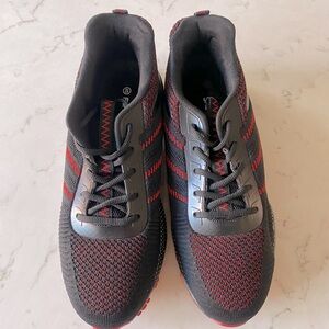 Black and Red Athletic Shoes
